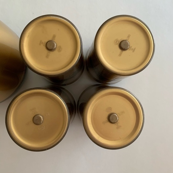 Vintage Thermo-Serv Insulated Deer Print 4 Cups & Carafe Gold & Black Hunter - Picture 7 of 11